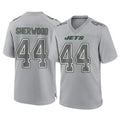Parkc NY.Jets #44 Jamien Sherwood Player Gray Limited Atmosphere Fashion Home Game Stitched Jerseys