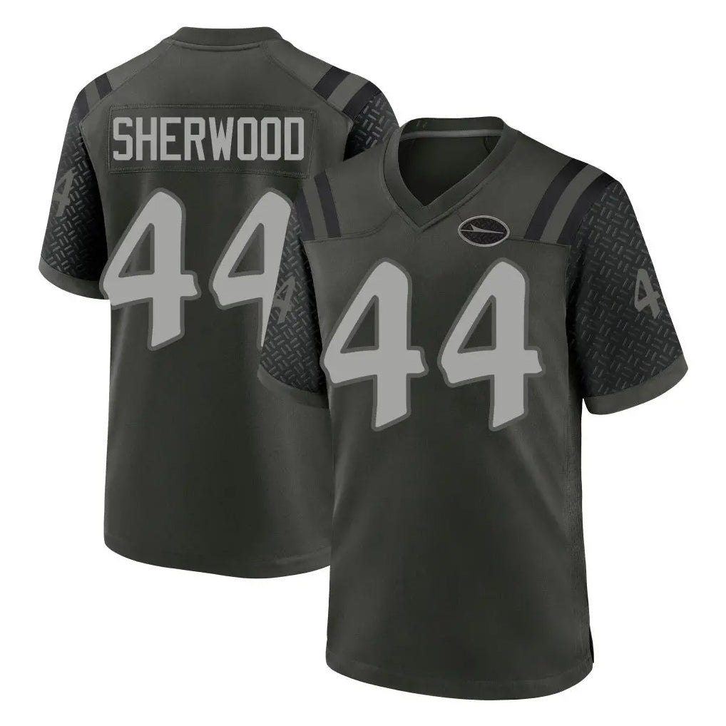 Parkc NY.Jets #44 Jamien Sherwood Player Green 2025 Rivalries Collection Home Game Stitched Jerseys