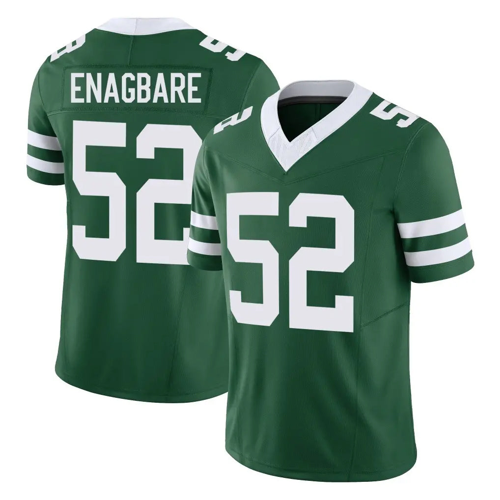 Parkc NY.Jets #52 Kingsley Enagbare Player Green Legacy Limited Vapor F.U.S.E. Home Game Stitched Jerseys