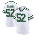 Parkc NY.Jets #52 Kingsley Enagbare Player White Legacy Home Game Stitched Jerseys