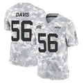 Parkc NY.Jets #56 Demario Davis Player Arctic Camo Salute to Service Limited Game Stitched Jerseys