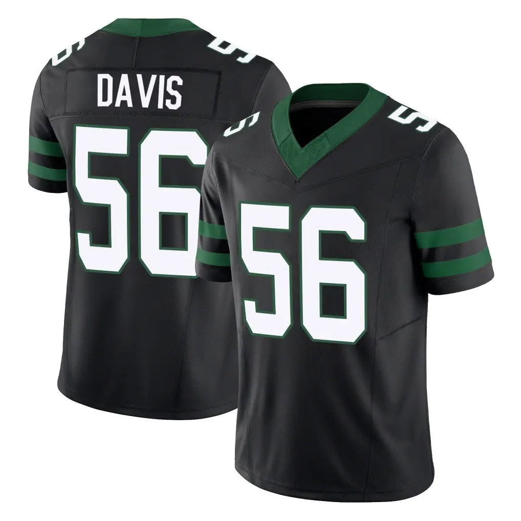 Parkc NY.Jets #56 Demario Davis Player Black Limited Legacy Vapor F.U.S.E. Home Game Stitched Jerseys