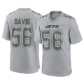 Parkc NY.Jets #56 Demario Davis Player Gray Limited Atmosphere Fashion Home Game Stitched Jerseys