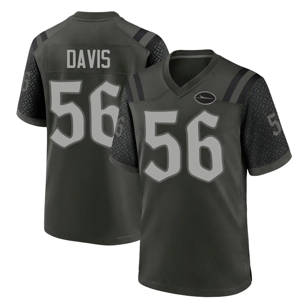 Parkc NY.Jets #56 Demario Davis Player Green 2025 Rivalries Collection Home Game Stitched Jerseys