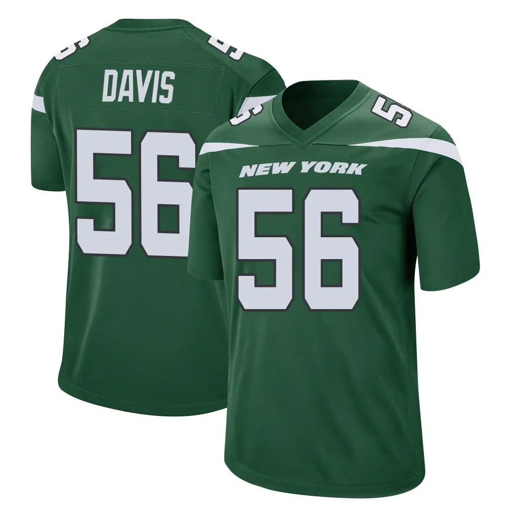 Parkc NY.Jets #56 Demario Davis Player Green Home Game Stitched Jerseys