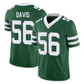 Parkc NY.Jets #56 Demario Davis Player Green Legacy Limited Vapor F.U.S.E. Home Game Stitched Jerseys