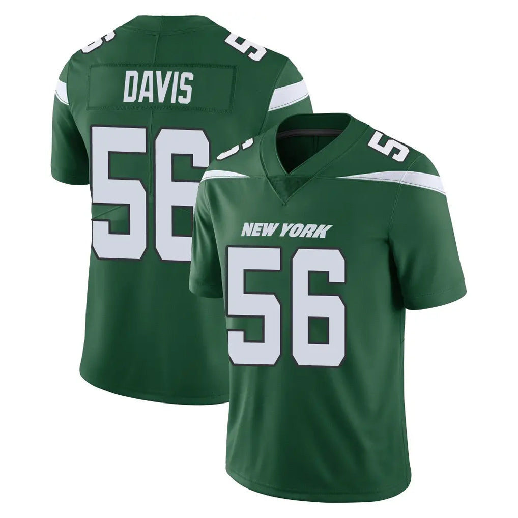 Parkc NY.Jets #56 Demario Davis Player Green Limited Vapor Home Game Stitched Jerseys