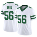 Parkc NY.Jets #56 Demario Davis Player White Legacy Limited Vapor F.U.S.E. Home Game Stitched Jerseys