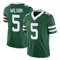 Parkc NY.Jets #5 Garrett Wilson Player Green Legacy Limited Vapor F.U.S.E. Home Game Stitched Jerseys