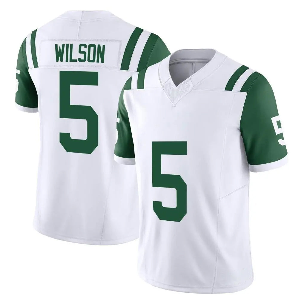 Parkc NY.Jets #5 Garrett Wilson Player White Limited Classic Vapor F.U.S.E. Home Game Stitched Jerseys
