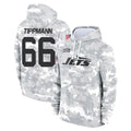 Parkc NY.Jets #66 Joe Tippmann Player Arctic Camo Salute to Service Pullover Hoodies Limited Game Stitched Jerseys