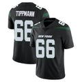 Parkc NY.Jets #66 Joe Tippmann Player Stealth Black Limited Vapor Home Game Stitched Jerseys