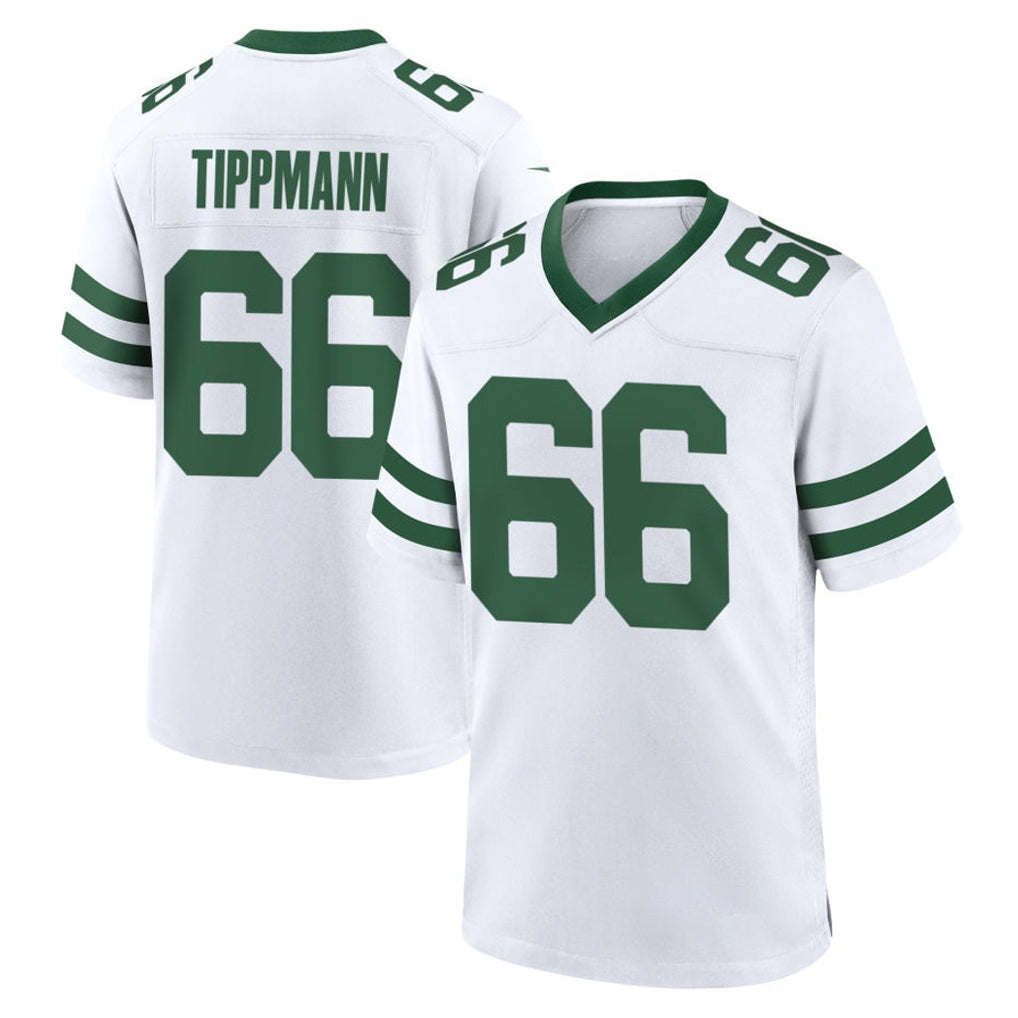 Parkc NY.Jets #66 Joe Tippmann Player White Legacy Home Game Stitched Jerseys