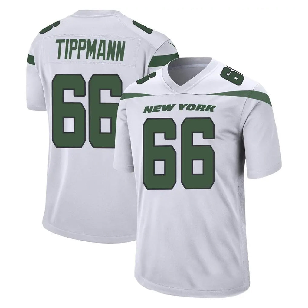 Parkc NY.Jets #66 Joe Tippmann Player White Spotlight Home Game Stitched Jerseys