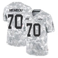 Parkc NY.Jets #70 Armand Membou Player Arctic Camo Salute to Service Limited Game Stitched Jerseys