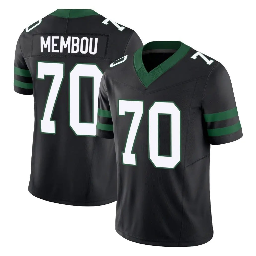 Parkc NY.Jets #70 Armand Membou Player Black Limited Legacy Vapor F.U.S.E. Home Game Stitched Jerseys