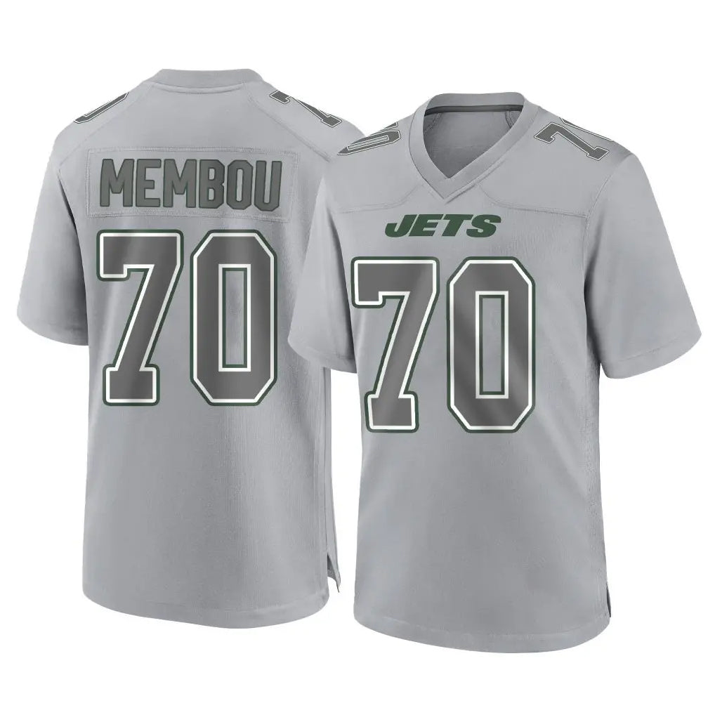 Parkc NY.Jets #70 Armand Membou Player Gray Limited Atmosphere Fashion Home Game Stitched Jerseys