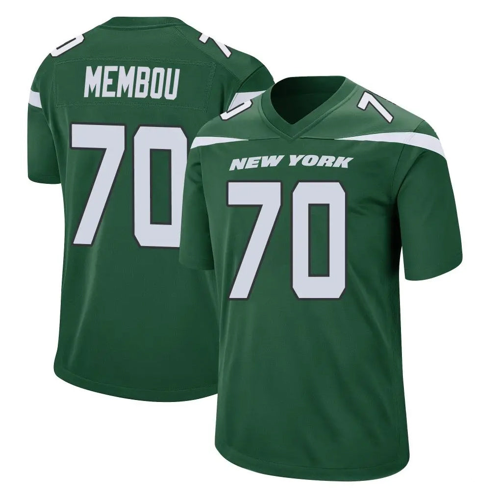 Parkc NY.Jets #70 Armand Membou Player Green Home Game Stitched Jerseys