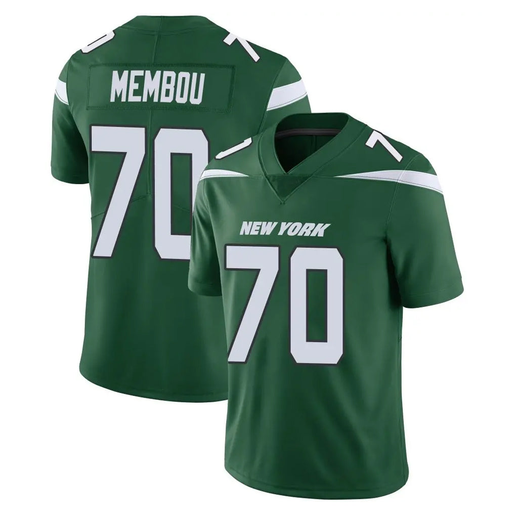 Parkc NY.Jets #70 Armand Membou Player Green Limited Vapor Home Game Stitched Jerseys
