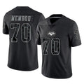 Parkc NY.Jets #70 Armand Membou Player Stealth Black Limited Reflective Home Game Stitched Jerseys
