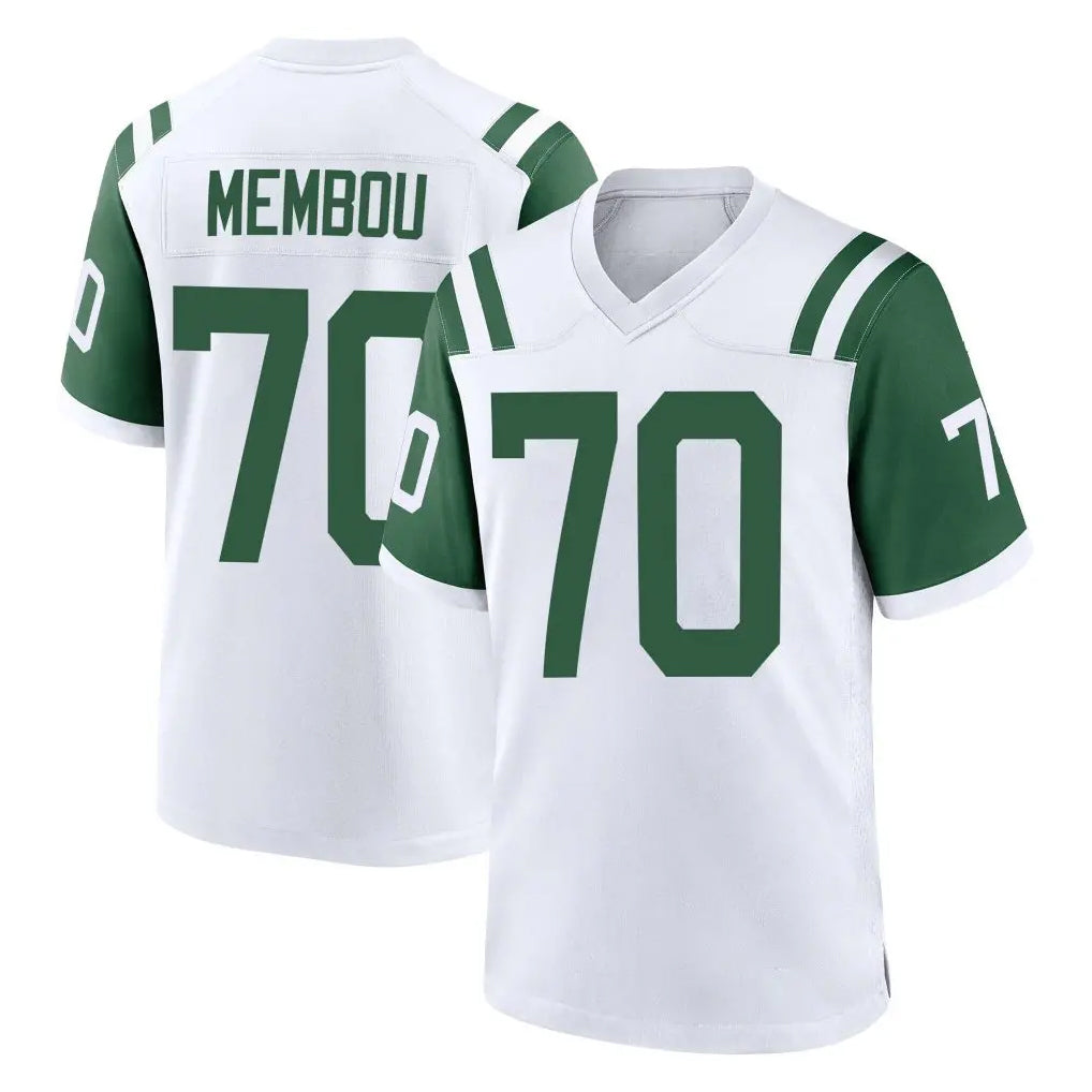 Parkc NY.Jets #70 Armand Membou Player White Classic Home Game Stitched Jerseys