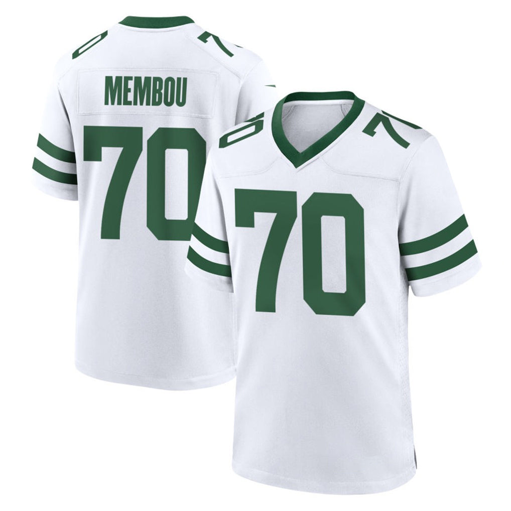 Parkc NY.Jets #70 Armand Membou Player White Legacy Home Game Stitched Jerseys
