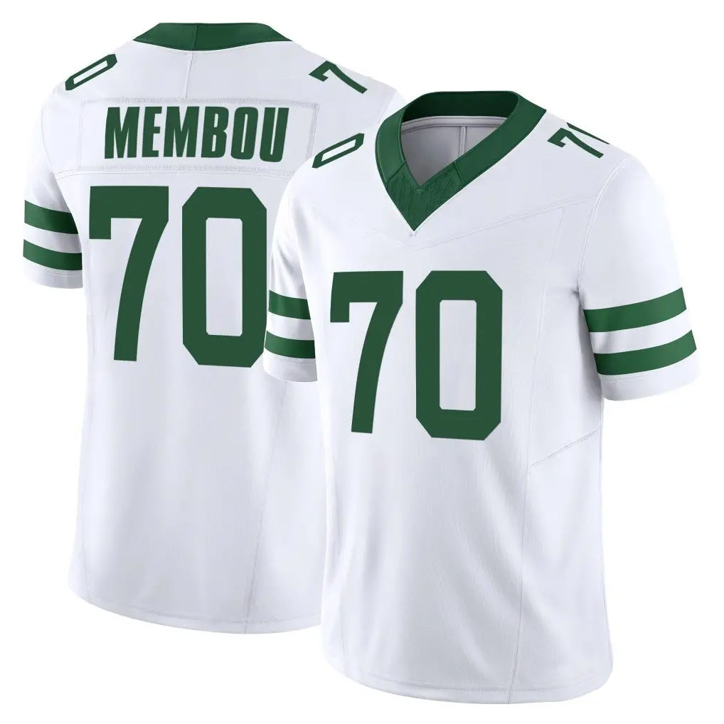 Parkc NY.Jets #70 Armand Membou Player White Legacy Limited Vapor F.U.S.E. Home Game Stitched Jerseys