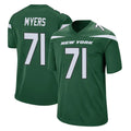 Parkc NY.Jets #71 Josh Myers Player Green Home Game Stitched Jerseys