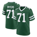 Parkc NY.Jets #71 Josh Myers Player Green Legacy Home Game Stitched Jerseys