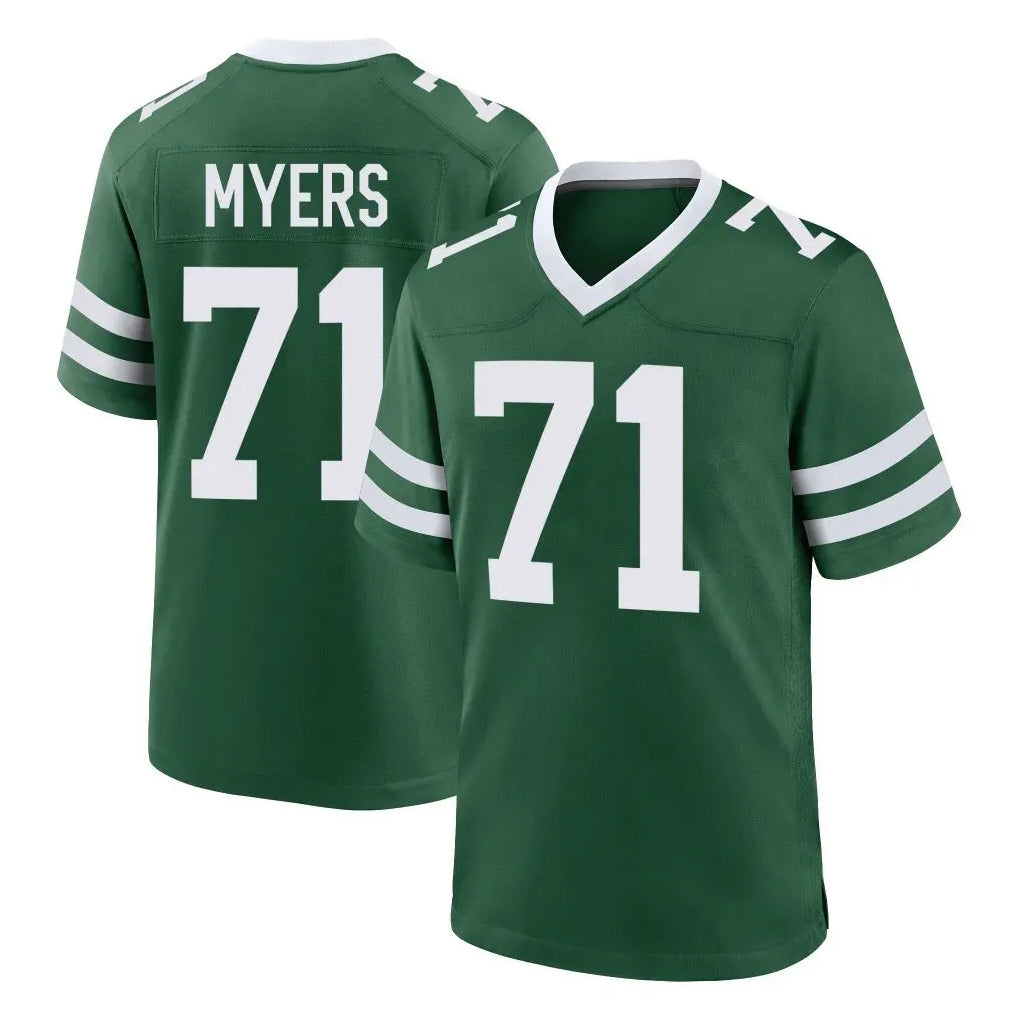Parkc NY.Jets #71 Josh Myers Player Green Legacy Home Game Stitched Jerseys