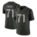 Parkc NY.Jets #71 Josh Myers Player Green Limited 2025 Rivalries Collection Home Game Stitched Jerseys