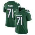 Parkc NY.Jets #71 Josh Myers Player Green Limited Vapor Home Game Stitched Jerseys