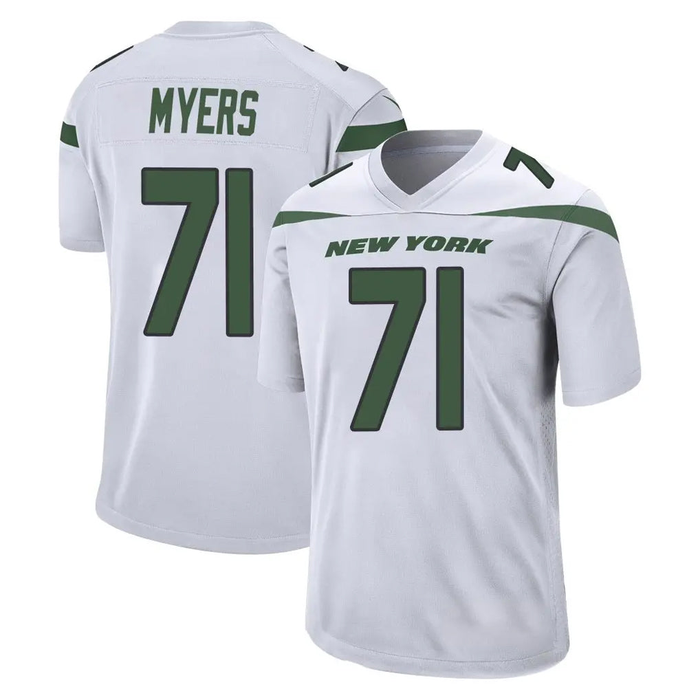 Parkc NY.Jets #71 Josh Myers Player White Spotlight Home Game Stitched Jerseys