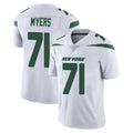Parkc NY.Jets #71 Josh Myers Player White Spotlight Limited Vapor Home Game Stitched Jerseys
