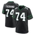 Parkc NY.Jets #74 Olu Fashanu Player Black Legacy Home Game Stitched Jerseys