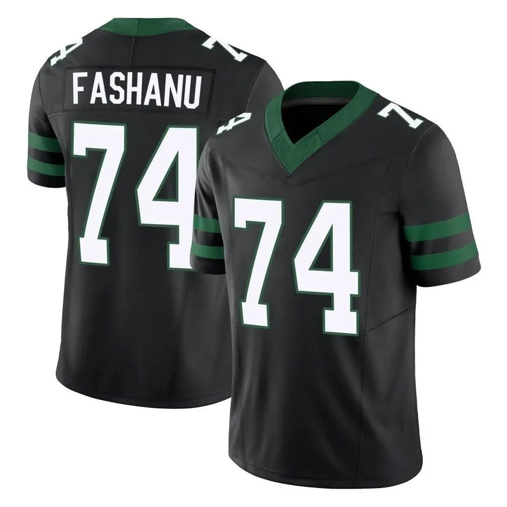 Parkc NY.Jets #74 Olu Fashanu Player Black Limited Legacy Vapor F.U.S.E. Home Game Stitched Jerseys
