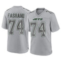 Parkc NY.Jets #74 Olu Fashanu Player Gray Limited Atmosphere Fashion Home Game Stitched Jerseys