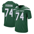 Parkc NY.Jets #74 Olu Fashanu Player Green Home Game Stitched Jerseys