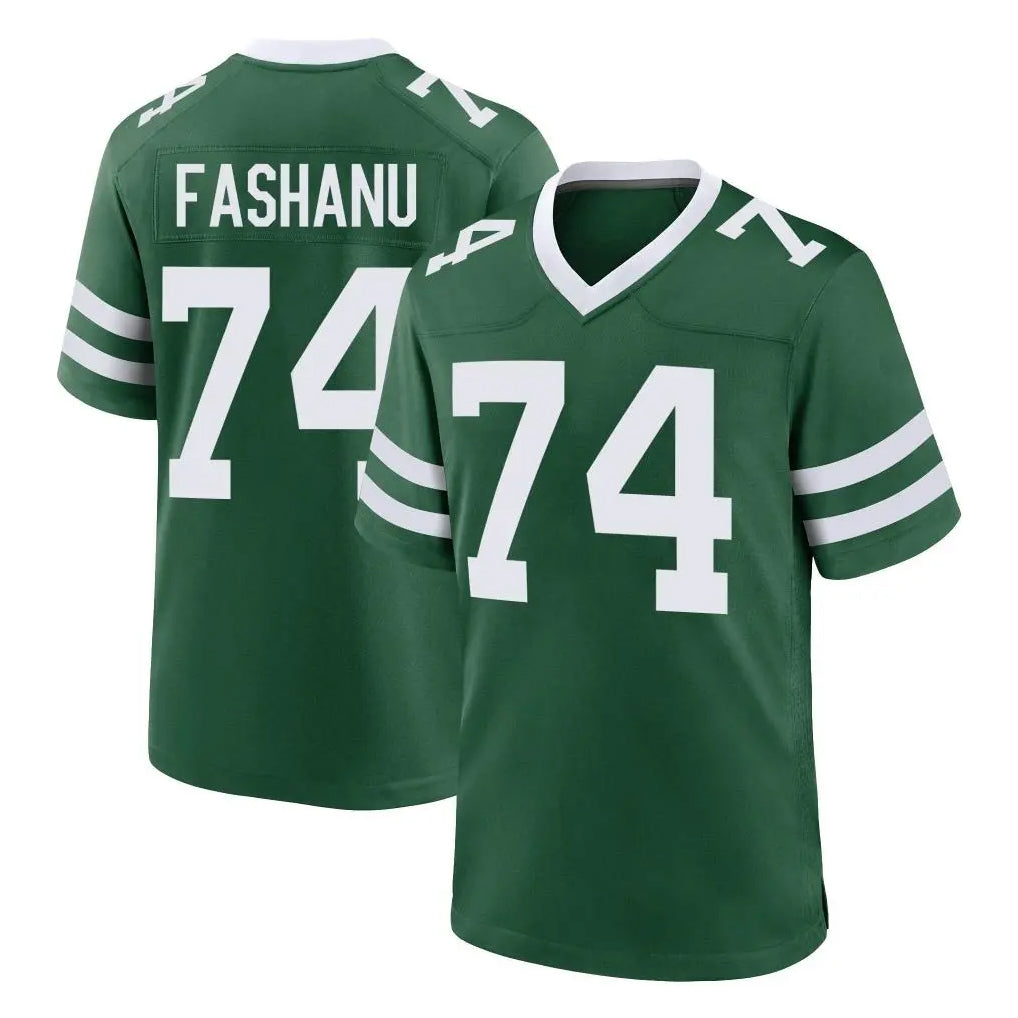 Parkc NY.Jets #74 Olu Fashanu Player Green Legacy Home Game Stitched Jerseys