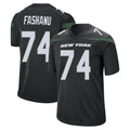 Parkc NY.Jets #74 Olu Fashanu Player Stealth Black Home Game Stitched Jerseys