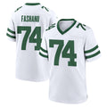 Parkc NY.Jets #74 Olu Fashanu Player White Legacy Home Game Stitched Jerseys