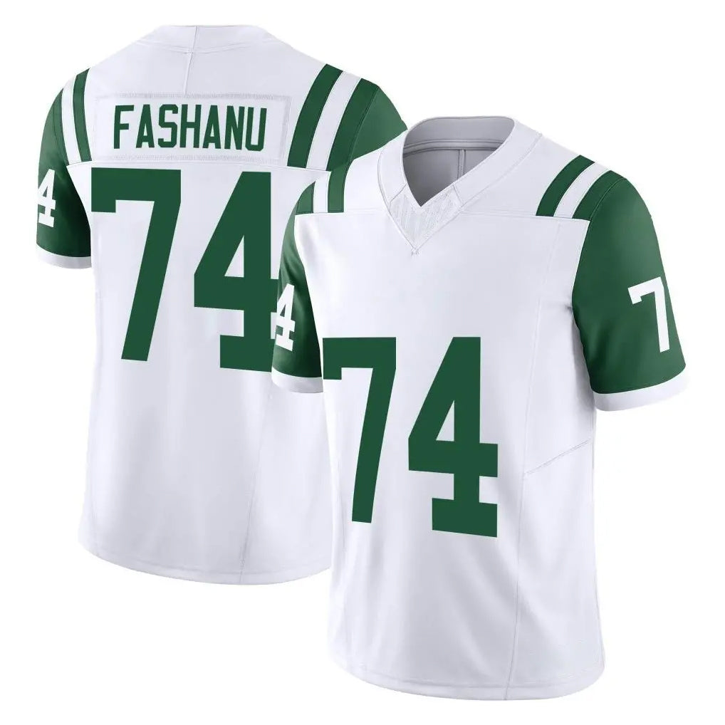 Parkc NY.Jets #74 Olu Fashanu Player White Limited Classic Vapor F.U.S.E. Home Game Stitched Jerseys