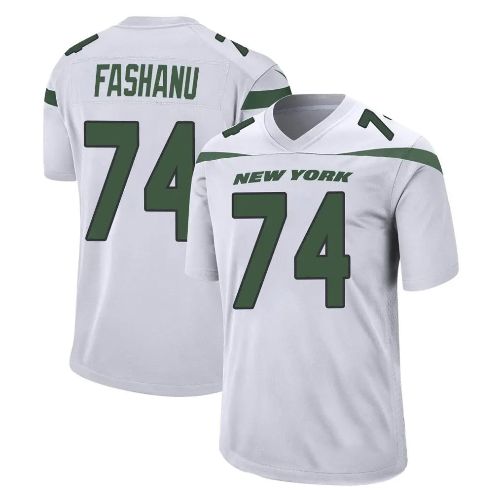 Parkc NY.Jets #74 Olu Fashanu Player White Spotlight Home Game Stitched Jerseys