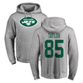 Parkc NY.Jets #85 Mason Taylor Player Gray LOGO Pullover Hoodies Limited Game Stitched Jerseys