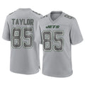 Parkc NY.Jets #85 Mason Taylor Player Gray Limited Atmosphere Fashion Home Game Stitched Jerseys