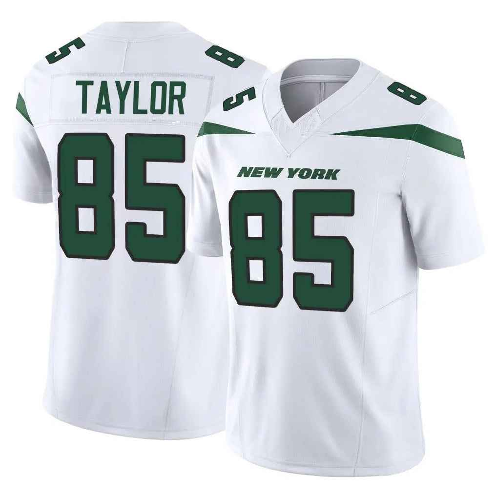 Parkc NY.Jets #85 Mason Taylor Player White Limited Vapor F.U.S.E. Home Game Stitched Jerseys