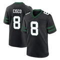 Parkc NY.Jets #8 Andre Cisco Player Black Legacy Home Game Stitched Jerseys
