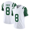 Parkc NY.Jets #8 Andre Cisco Player White Limited Classic Vapor F.U.S.E. Home Game Stitched Jerseys