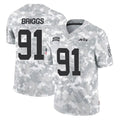 Parkc NY.Jets #91 Jowon Briggs Player Arctic Camo Salute to Service Limited Game Stitched Jerseys