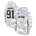 Parkc NY.Jets #91 Jowon Briggs Player Arctic Camo Salute to Service Pullover Hoodies Limited Game Stitched Jerseys
